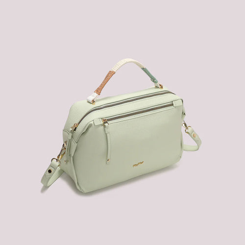 BORSA BAULETTO VERDE ACQUA MIMI' MUA'