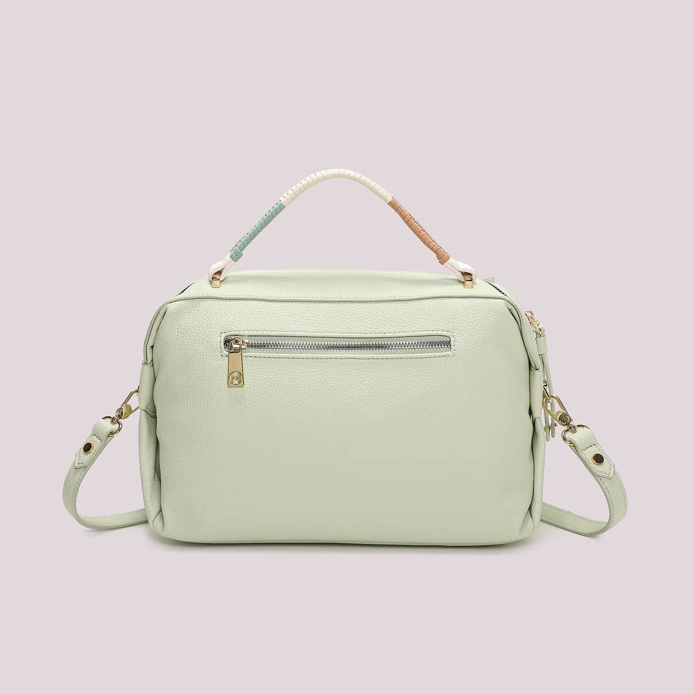BORSA BAULETTO VERDE ACQUA MIMI' MUA'