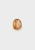 ANELLO RESINA AMBRATO