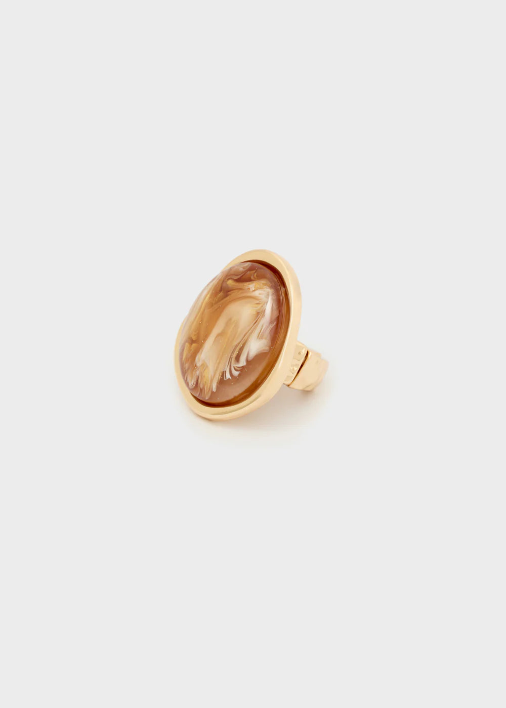 ANELLO RESINA AMBRATO
