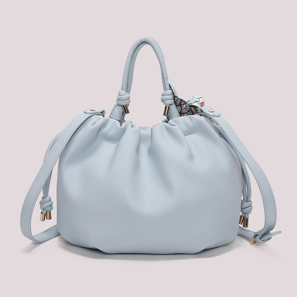 BORSA MANO/TRACOLLA CELESTE