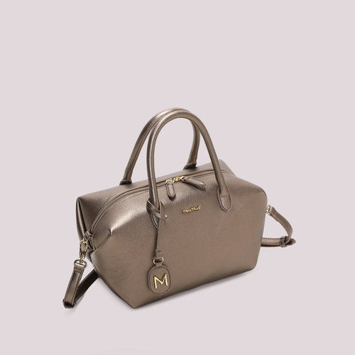 BORSA A BAULETTO MEDIA MIMI' MUA' COLORE CANNA FUCILE