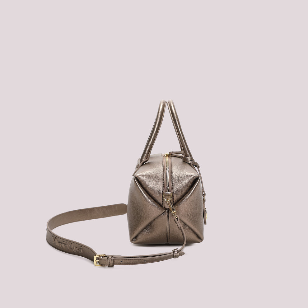 BORSA A BAULETTO MEDIA MIMI' MUA' COLORE CANNA FUCILE