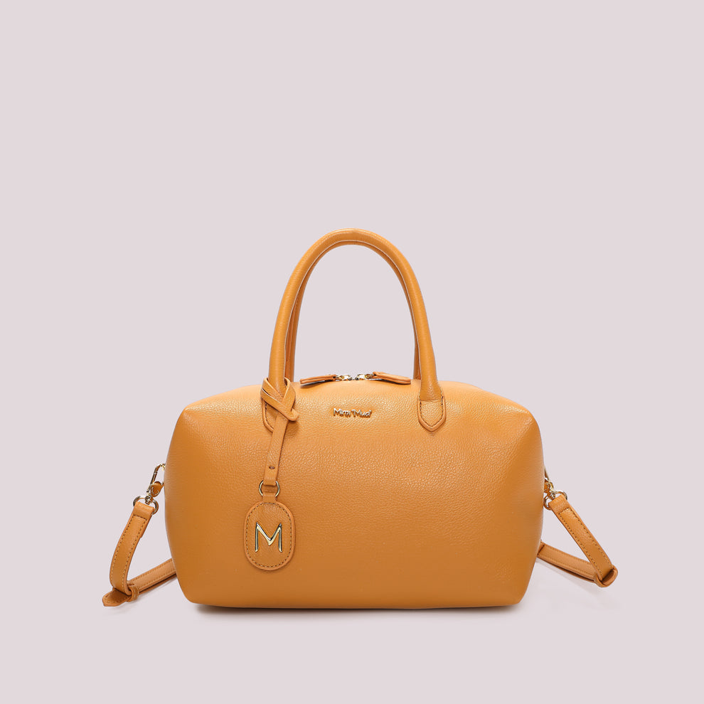 BORSA A BAULETTO MEDIO MIMI' MUA' COLORE OCRA
