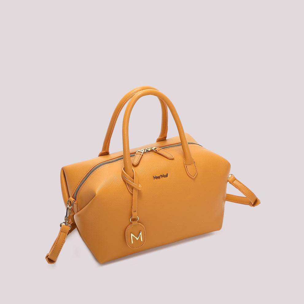 BORSA A BAULETTO MEDIO MIMI' MUA' COLORE OCRA
