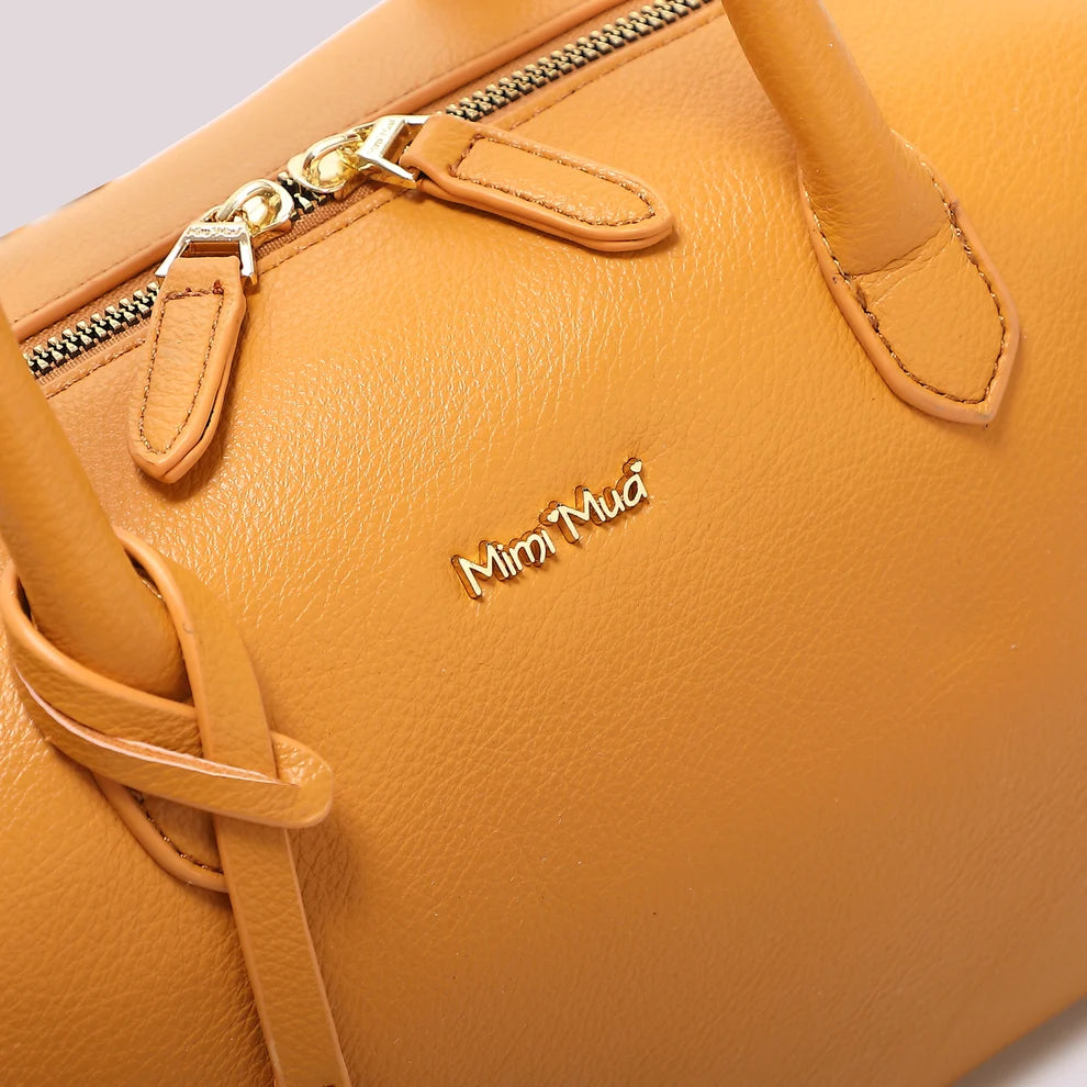 BORSA A BAULETTO MEDIO MIMI' MUA' COLORE OCRA