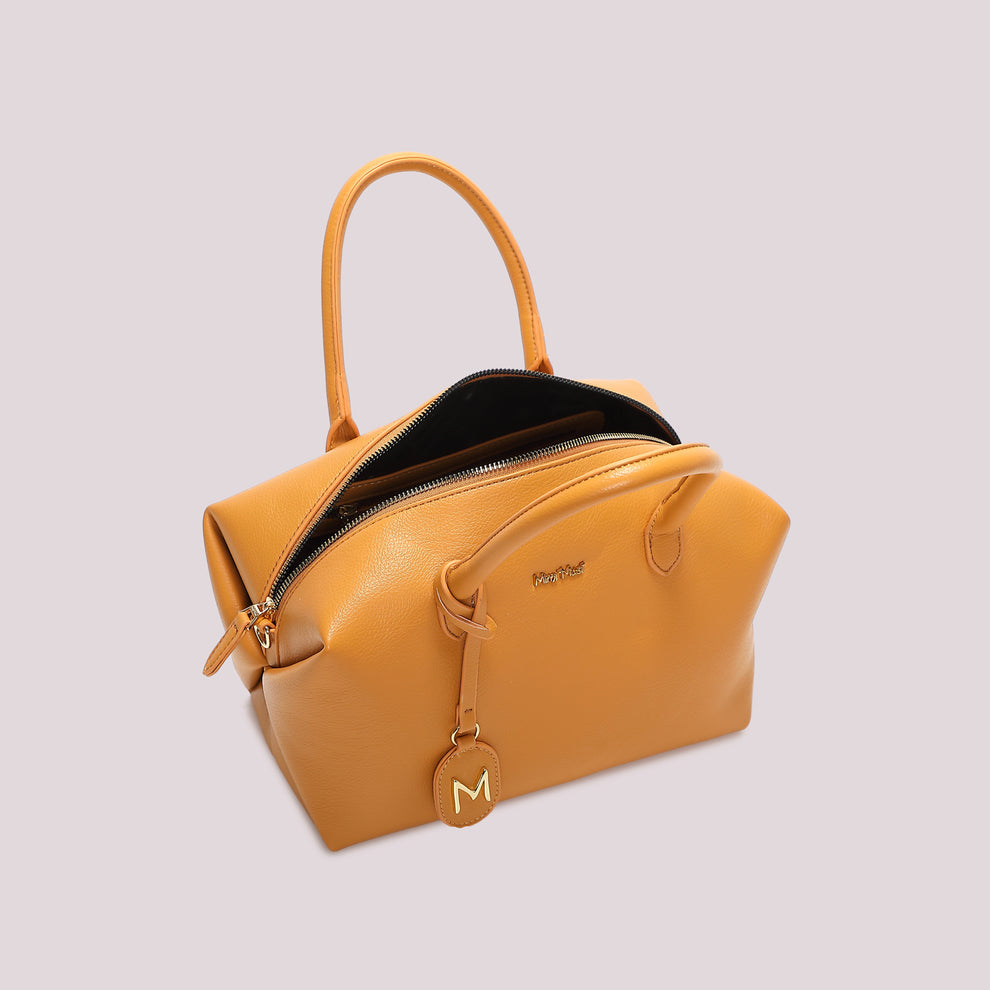BORSA A BAULETTO MEDIO MIMI' MUA' COLORE OCRA