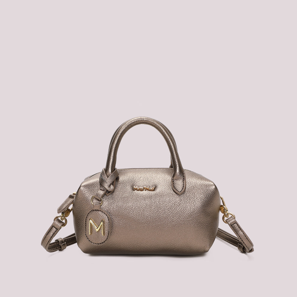BORSA BAULETTO PICCOLA MIMI' MUA' COLORE CANNA FUCILE