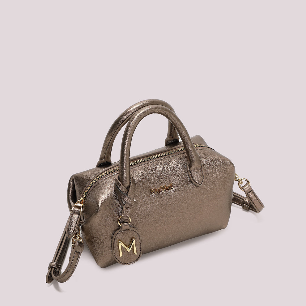 BORSA BAULETTO PICCOLA MIMI' MUA' COLORE CANNA FUCILE