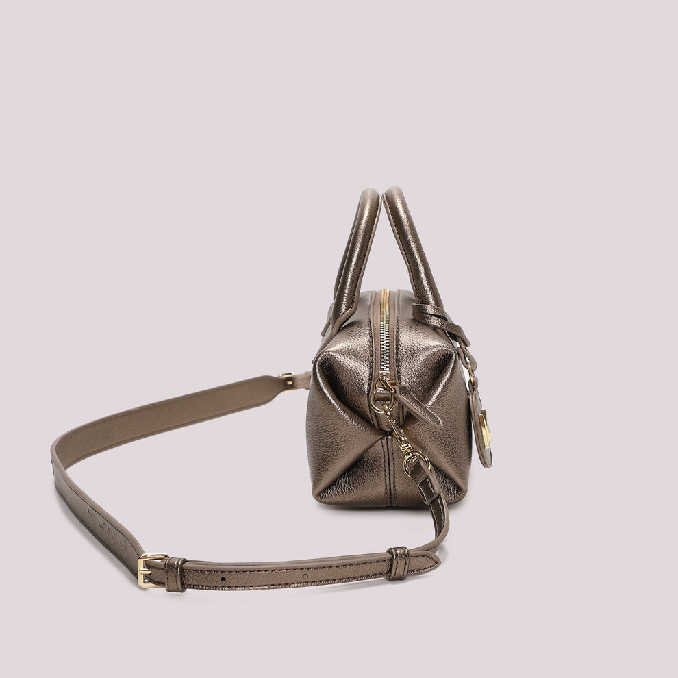 BORSA BAULETTO PICCOLA MIMI' MUA' COLORE CANNA FUCILE