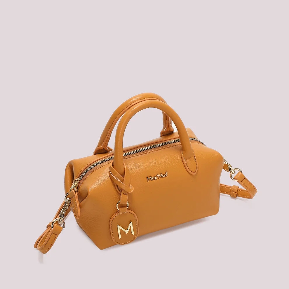 BORSA BAULETTO  MINI MIMI' MUA' COLORE OCRA