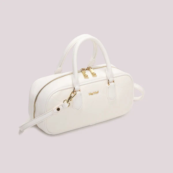 BORSA BAGUETTE COLORE BIANCO MIMI' MUA'