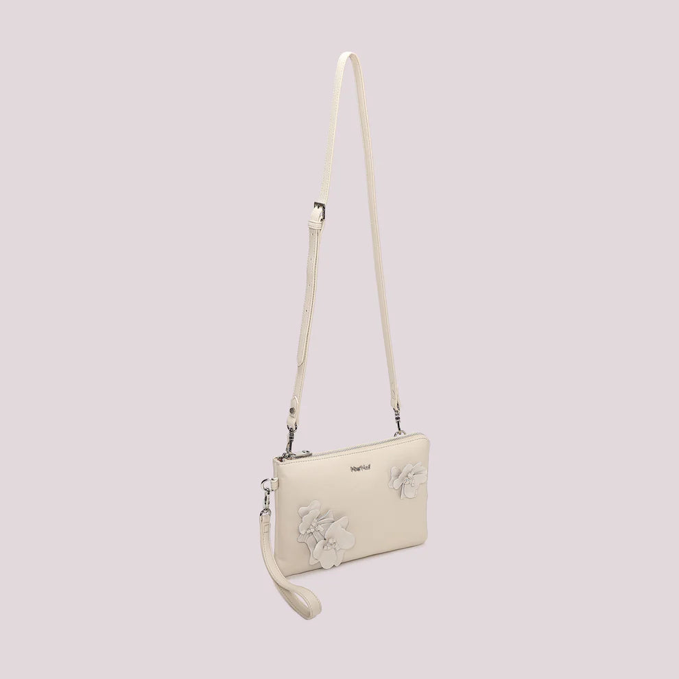 BORSA BUSTA FIORI PANNA
