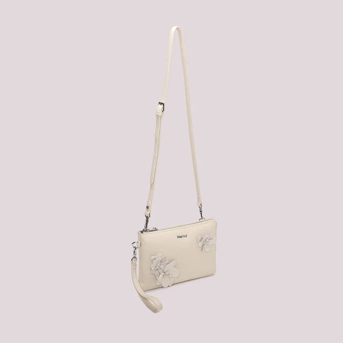 BORSA BUSTA FIORI PANNA