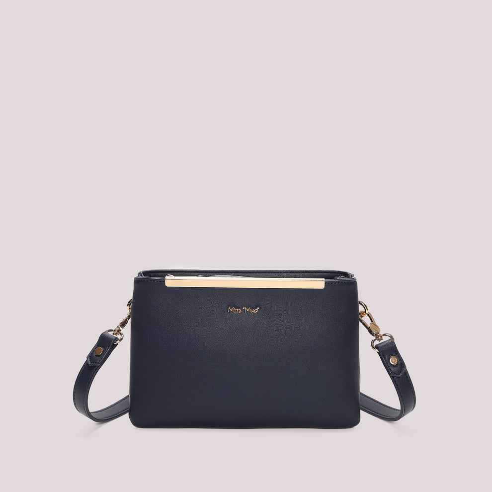BORSA A TRACOLLA BLU MIMI' MUA'