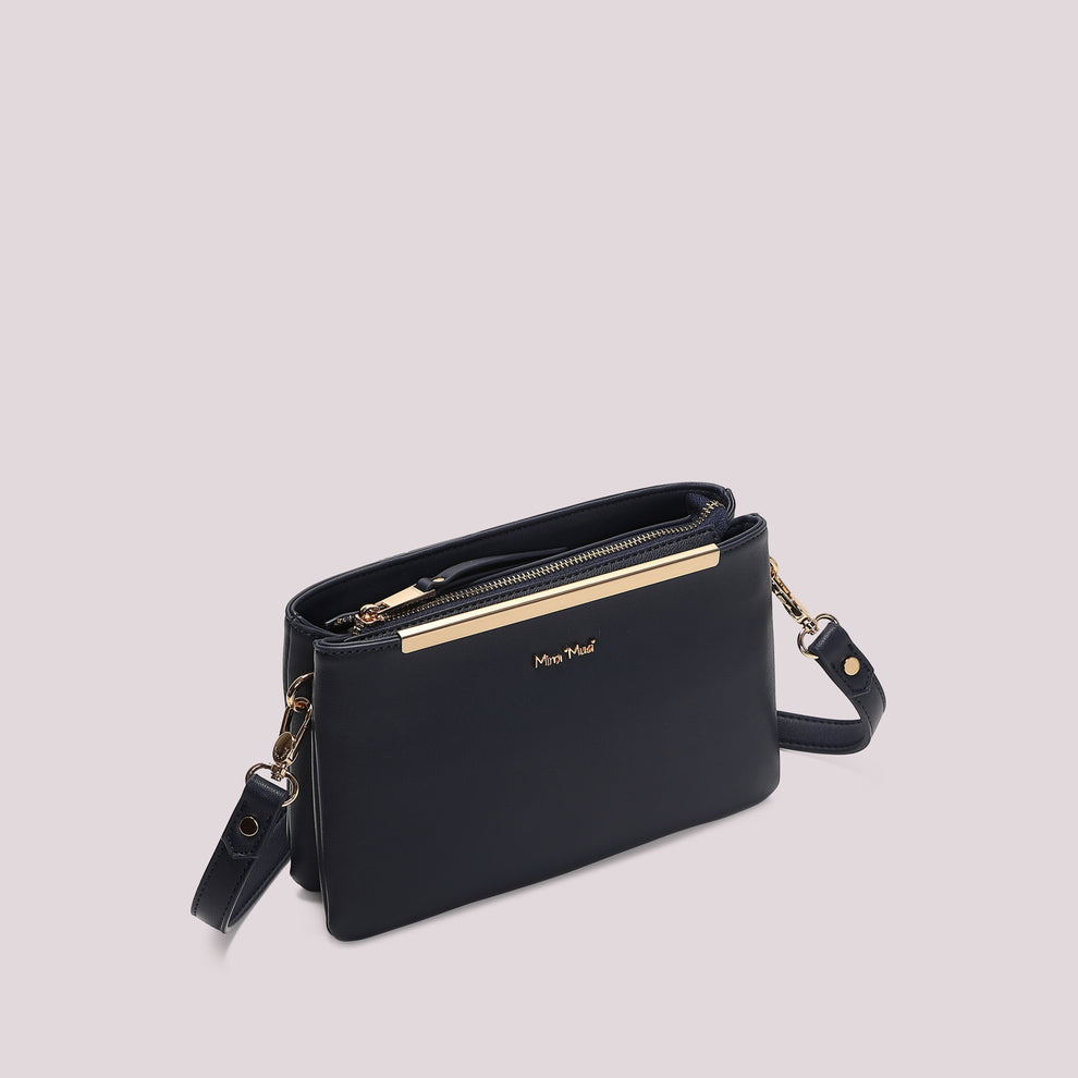BORSA A TRACOLLA BLU MIMI' MUA'