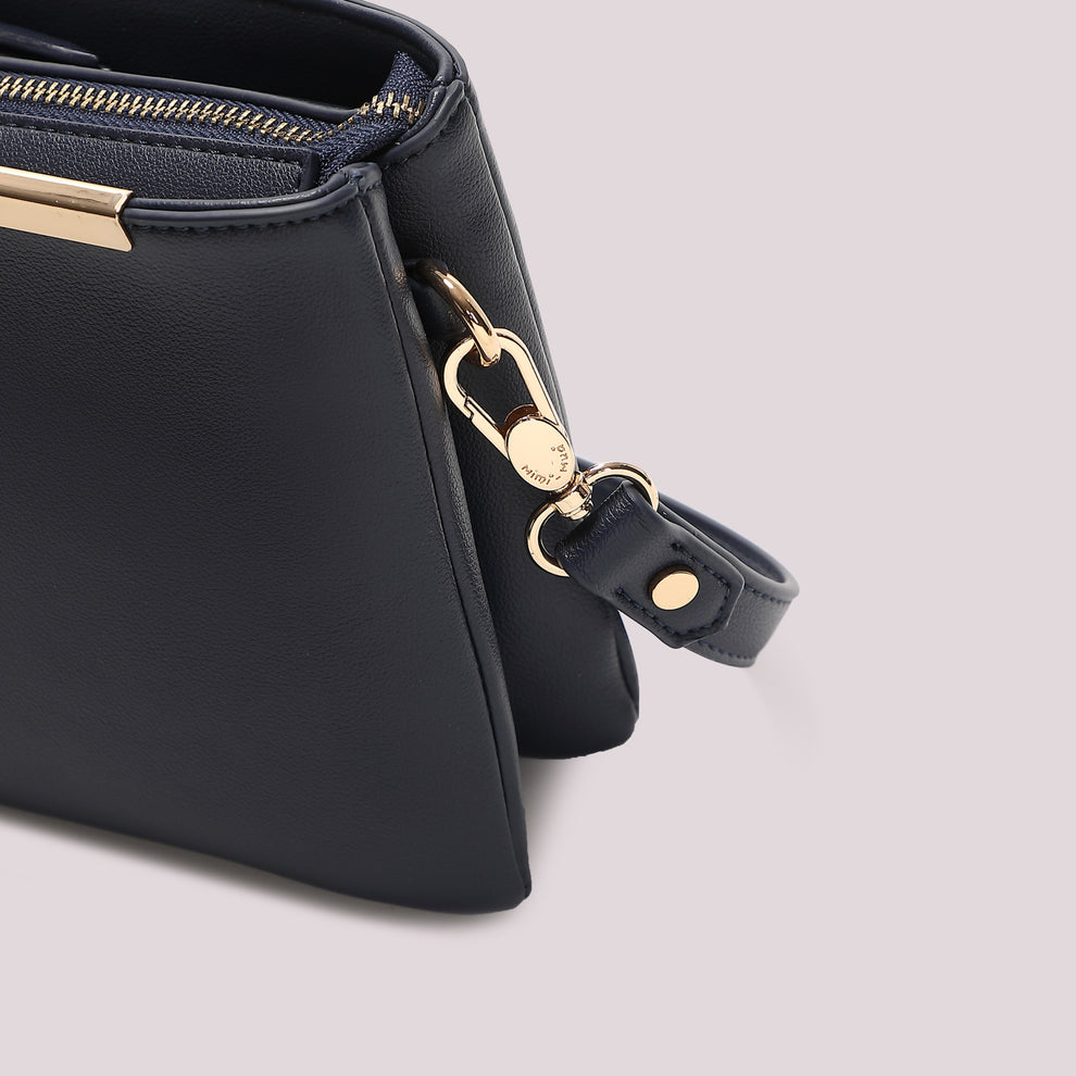 BORSA A TRACOLLA BLU MIMI' MUA'