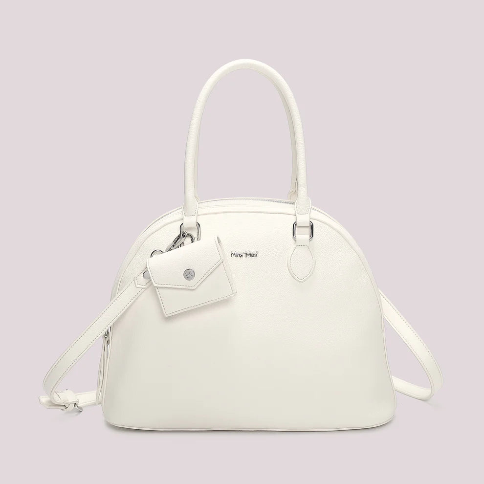 BORSA A SPALLA BIANCA MIMI' MUA'