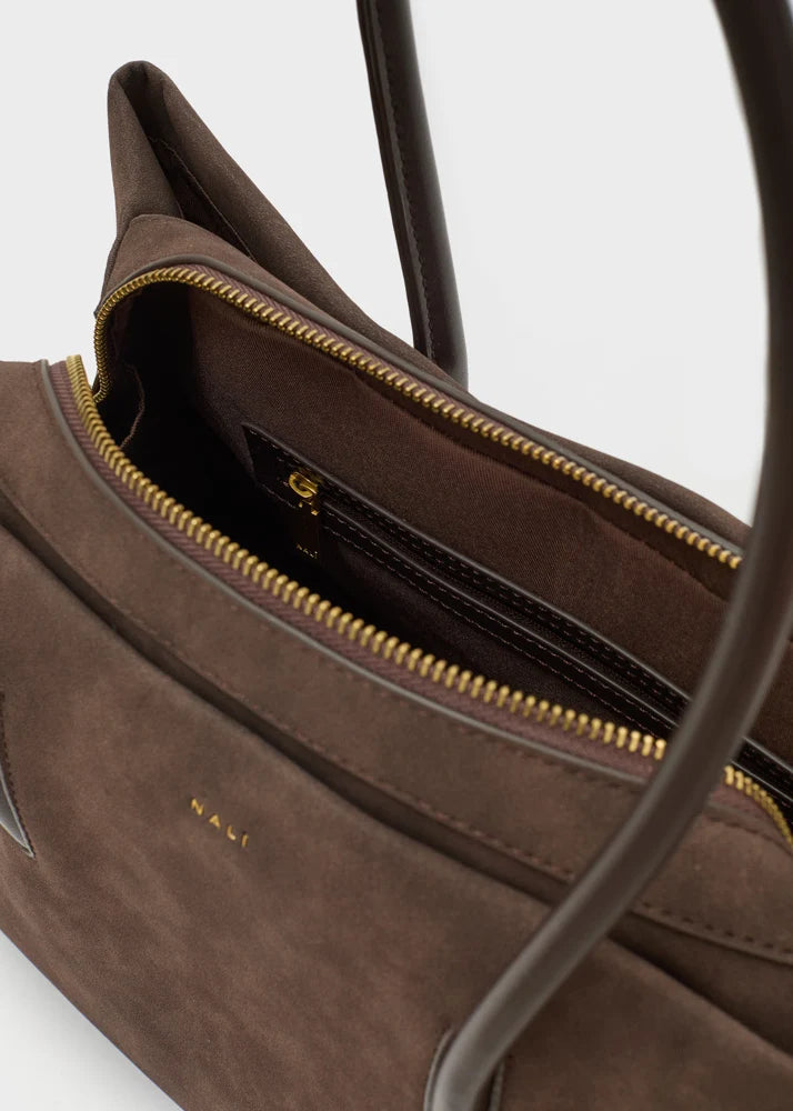 BORSA SKY A SPALLA NALI COLORE MARRONE