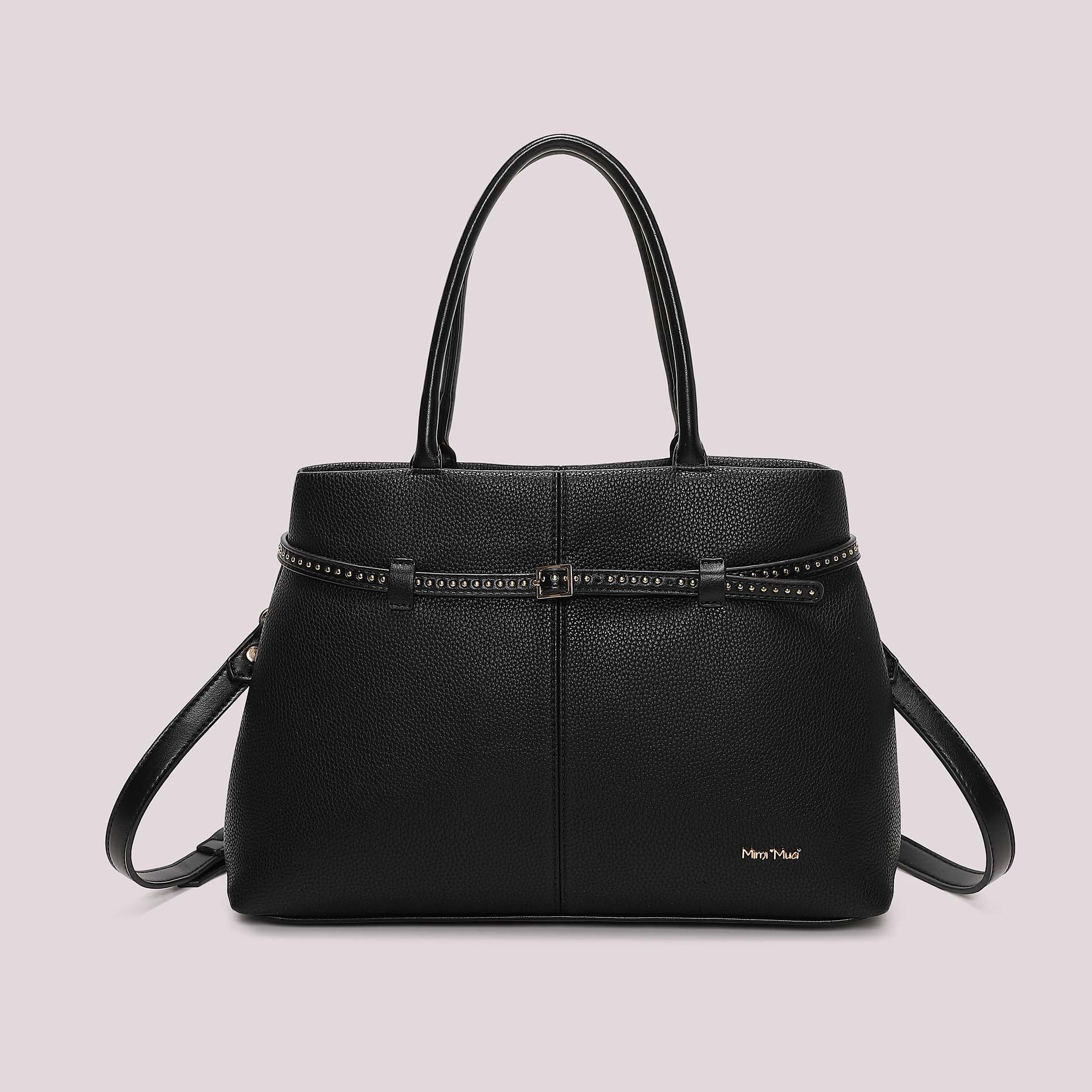 TOTE BAG  BORCHIE NERA