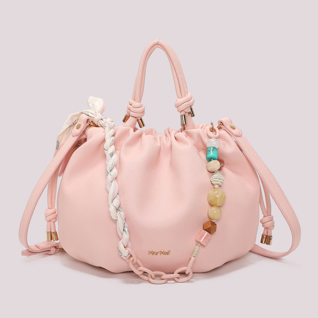 BORSA MANO/TRACOLLA ROSA