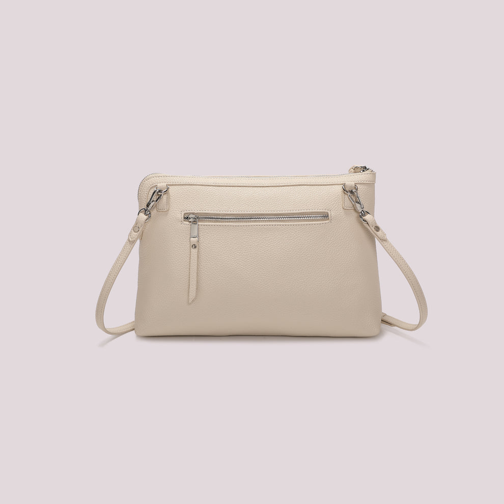 BORSA A A BUSTA MIMI' MUA' COLORE PANNA