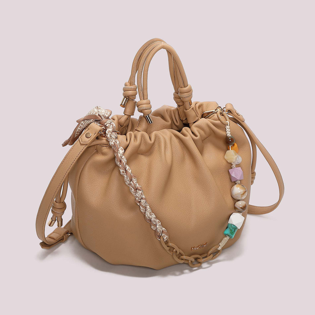 BORSA MANO/TRACOLLA TAUPE