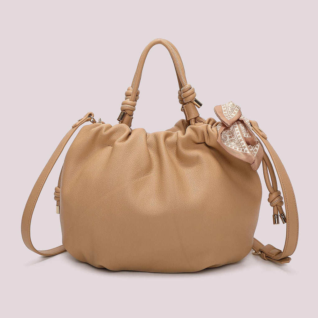 BORSA MANO/TRACOLLA TAUPE