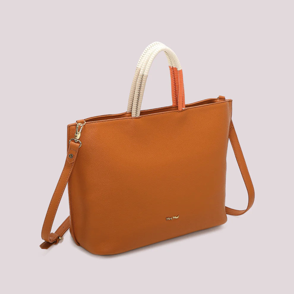 BORSA SHOPPING CON MANICO