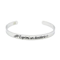 BRACCIALE RIGIDO ESPRIMI UN DESIDERIO