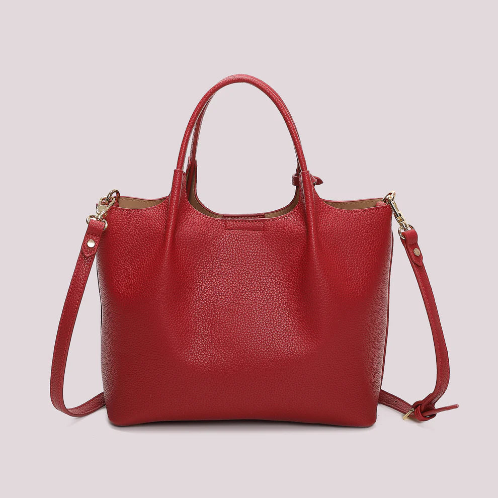 BORSA  A MANO CON CHARM FIORE