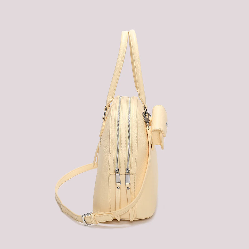 BORSA A SPALLA GIALLA MIMI' MUA'