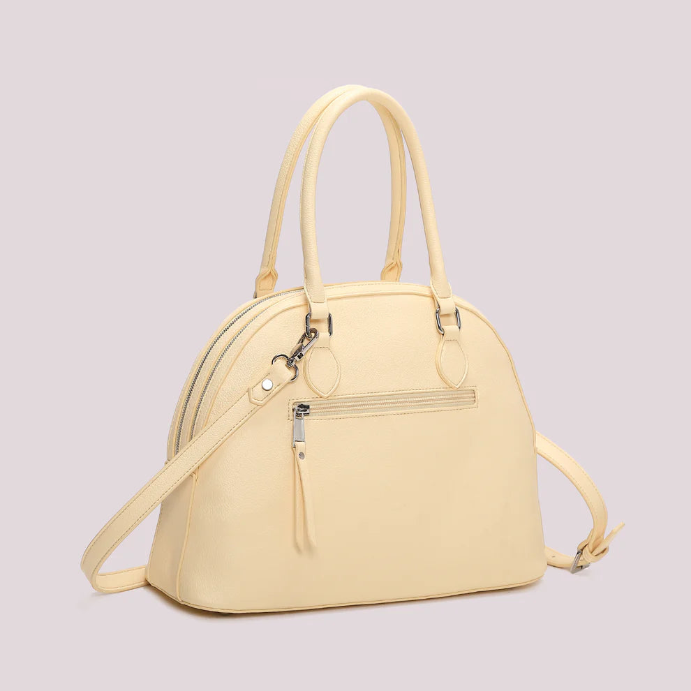 BORSA A SPALLA GIALLA MIMI' MUA'