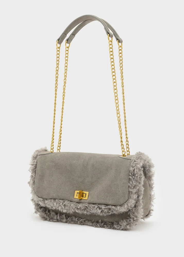 BORSA ERIN A SPALLA NALI COLORE GRIGIO