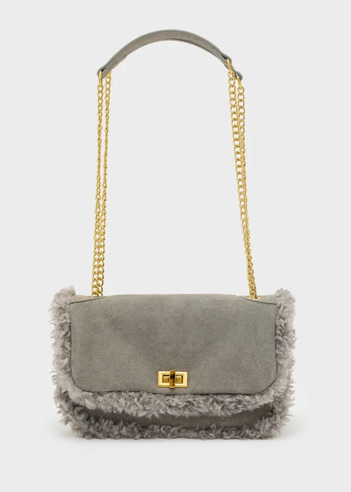 BORSA ERIN A SPALLA NALI COLORE GRIGIO