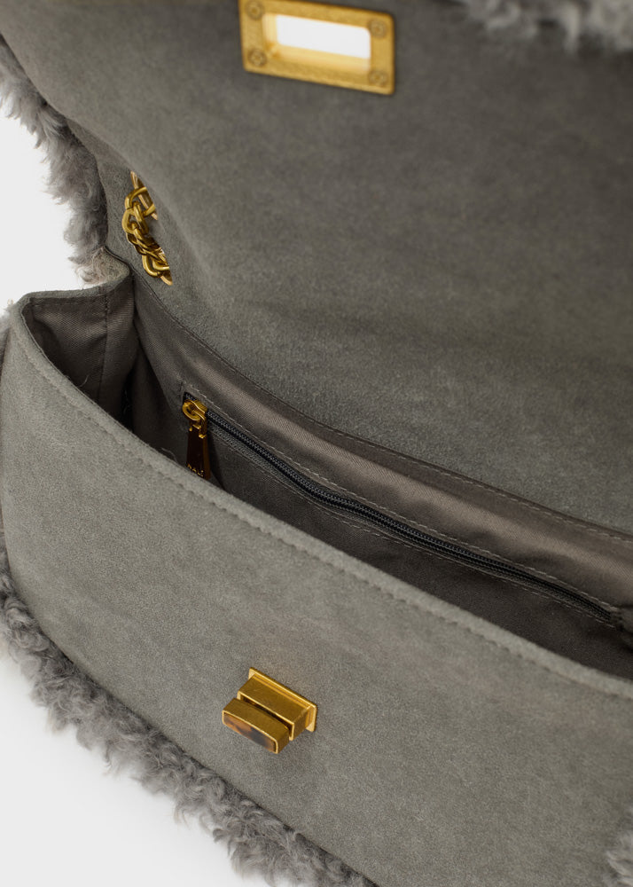 BORSA ERIN A SPALLA NALI COLORE GRIGIO