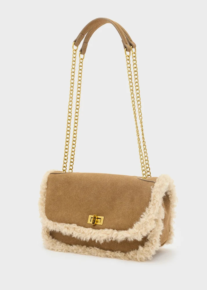 BORSA ERIN A SPALLA NALI COLORE MARRONE