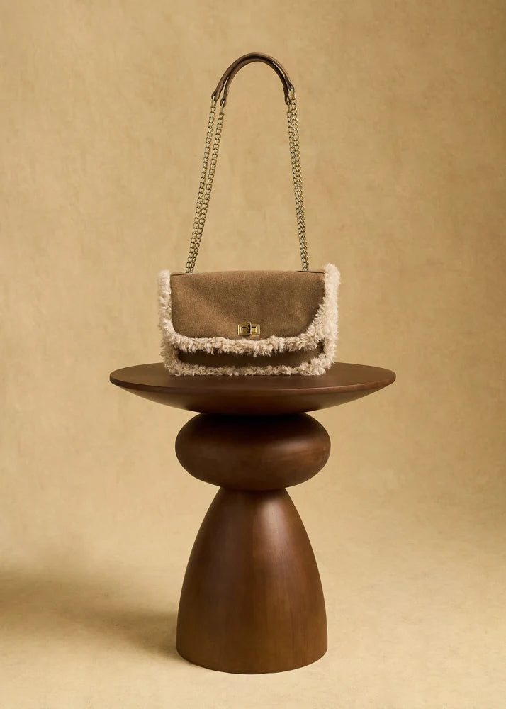 BORSA ERIN A SPALLA NALI COLORE MARRONE