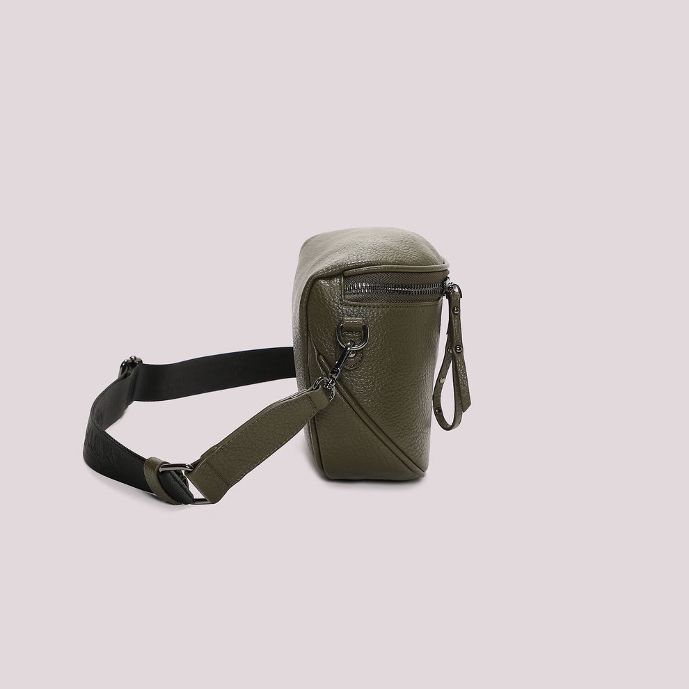 BORSA MARSUPIO CON TRACOLLA MIMI' MUA' VERDE MILITARE