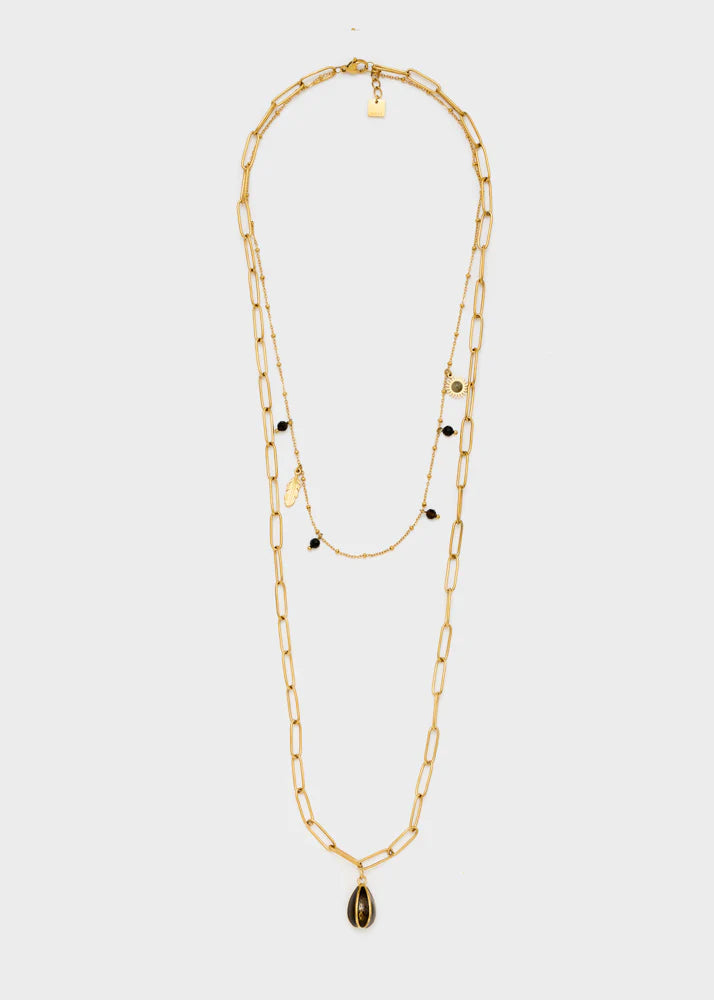 COLLANA DOPPIO FILO MINI CHARMS NALI