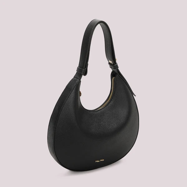 BORSA HOBO RIGIDA COLORE NERO MIMI' MUA'
