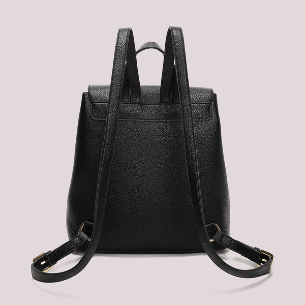 ZAINO CON BORDO INTRECCIATO NERO MIMI' MUA'