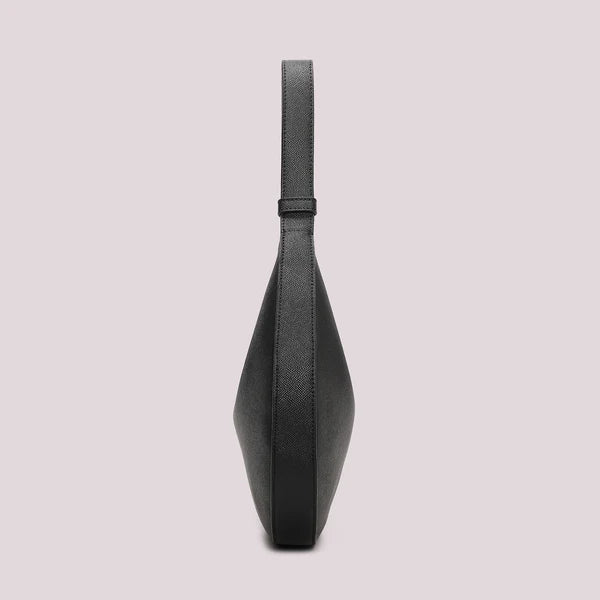BORSA HOBO RIGIDA COLORE NERO MIMI' MUA'