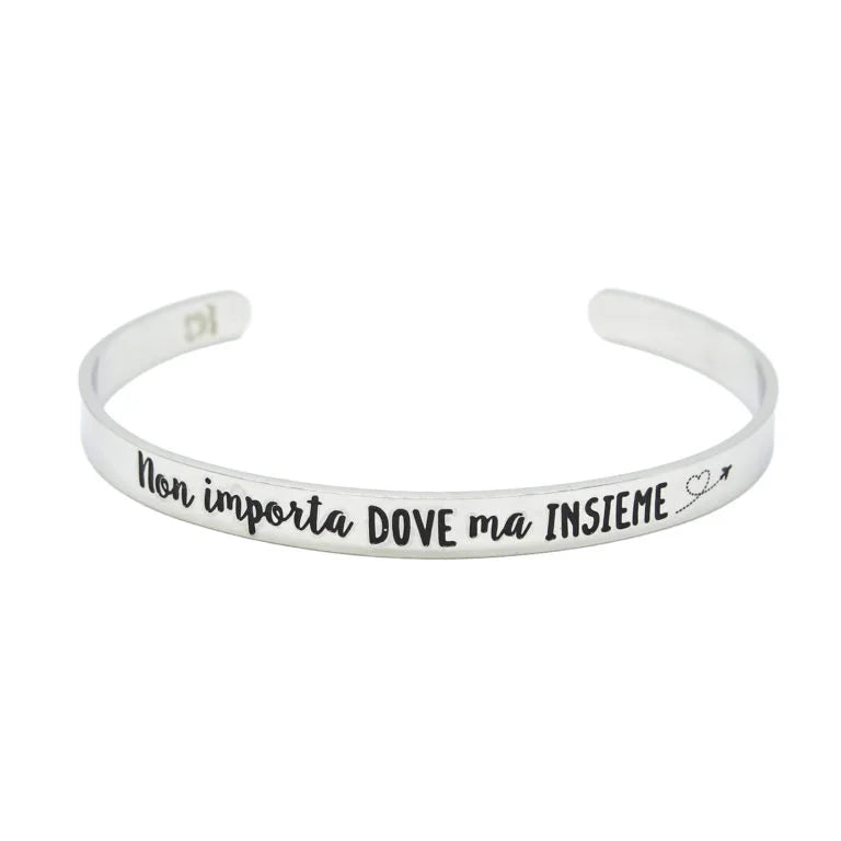 BRACCIALE RIGIDO NON IMPORTA DOVE MA INSIEME