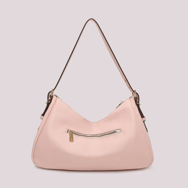 BORSA  ASPALLA ROSA CON CORDA COLORATA MIMI' MUA'
