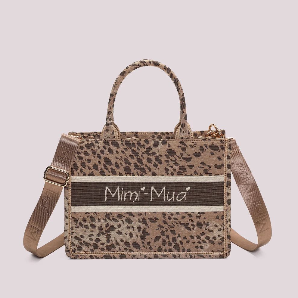 BORSA SHOPPER PICCOLA FANTASIA MIMI' M UA' COLORE CAMMELLO