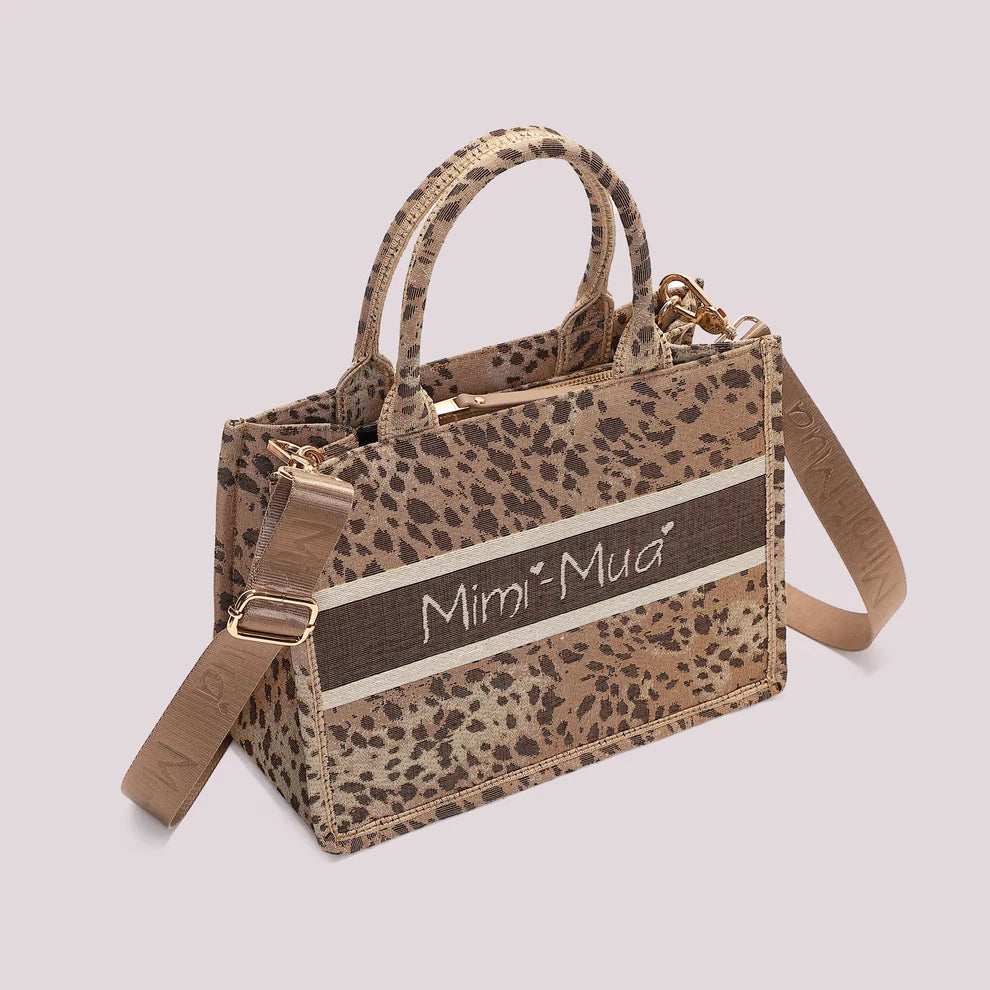 BORSA SHOPPER PICCOLA FANTASIA MIMI' M UA' COLORE CAMMELLO