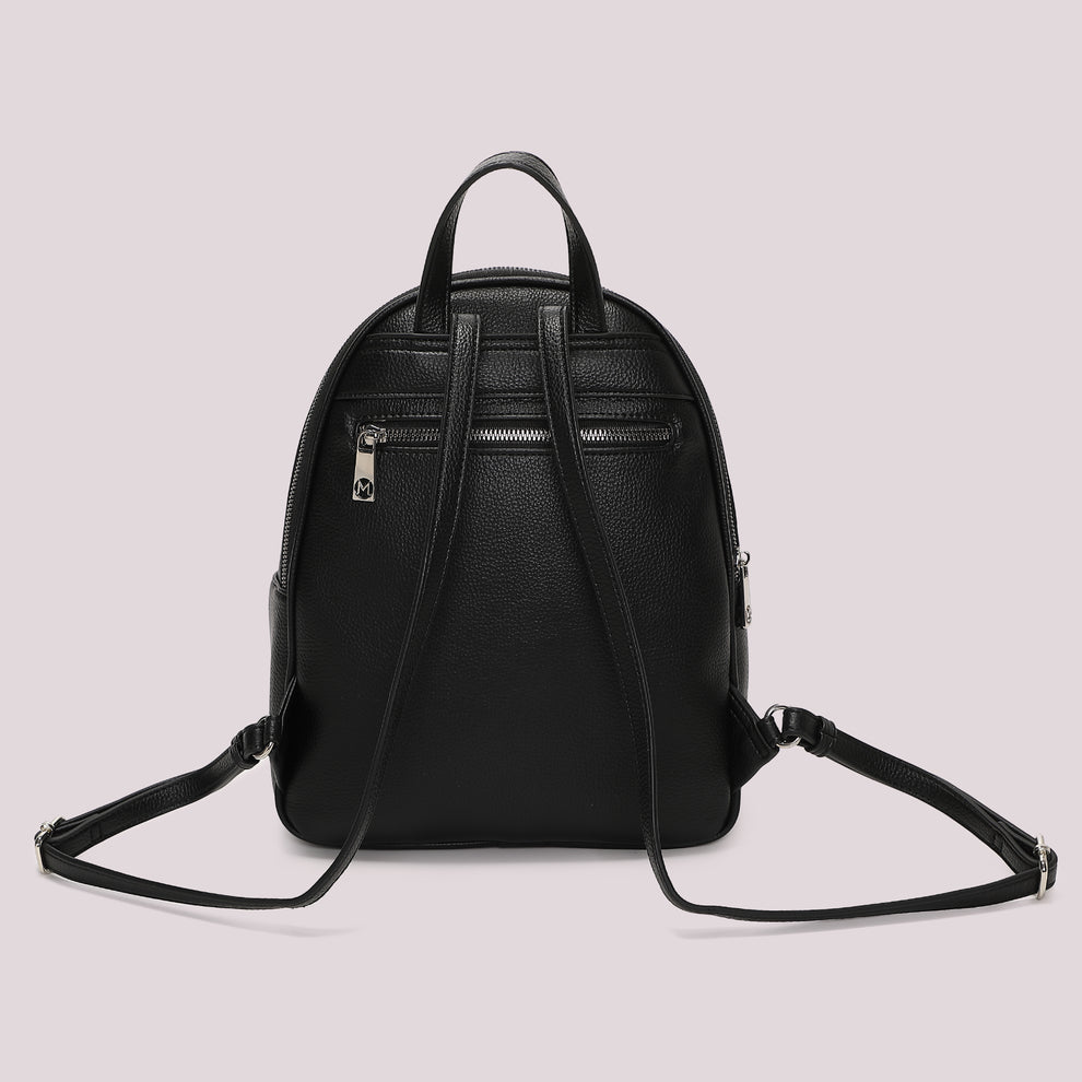 ZAINO CON CHARM E CUORE MIMI' MUA' COLORE NERO